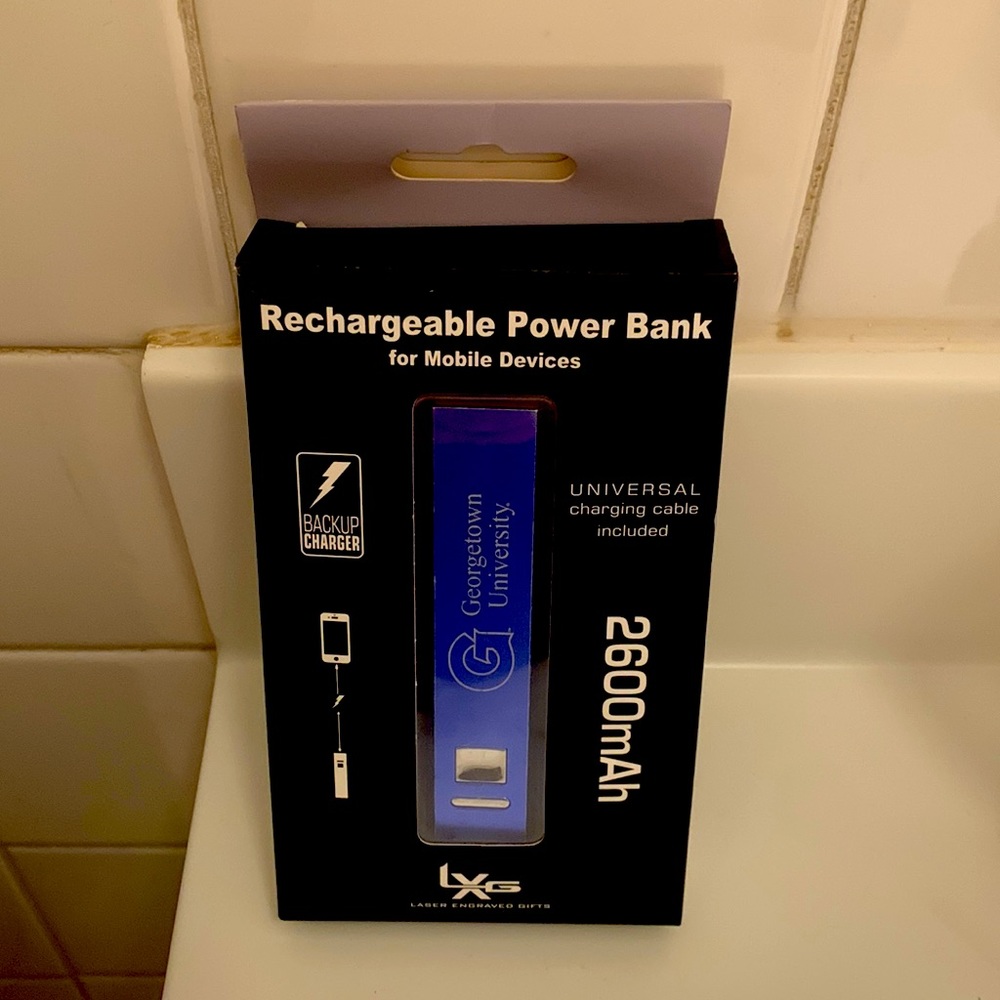 Georegtown University LXG Power Bank Charger